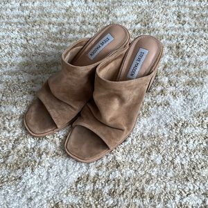 Steve Madden suede heeled sandals